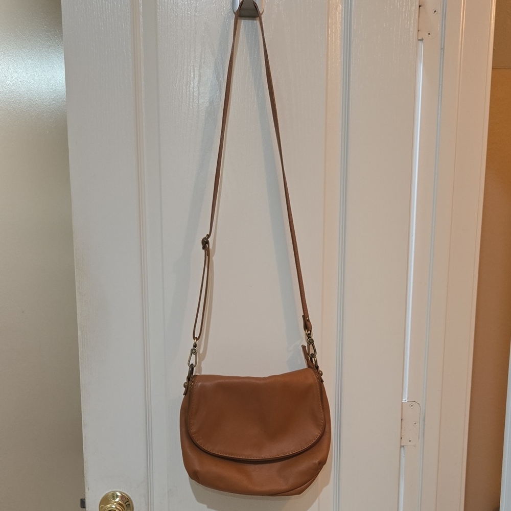 Tuscany Leather Brand Brown Crossbody Purse Handbag